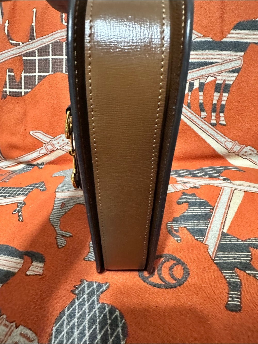 GUCCI ❤️🌟HORSEBIT 1955 RICH BROWN  BAG⭐️ - Picture 8 of 15